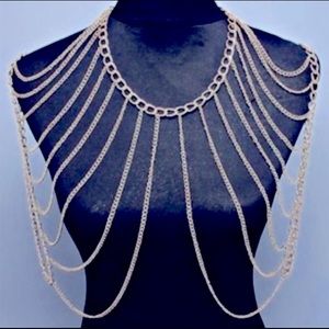 Women’s shoulder body Chain necklace